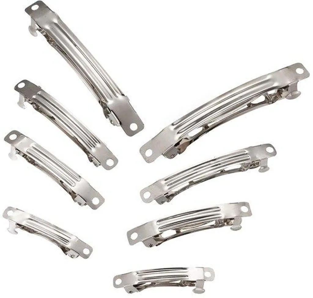 Support barrette cheveux en métal français de 30mm à 78mm pour DIY