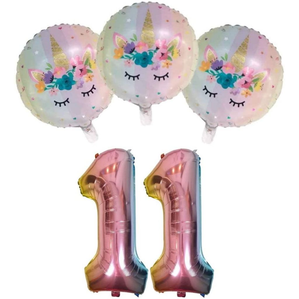 Helium Folienballon Zahl 4 Geburtstag Geschenk Rosa XL Zahlen Pink Jubiläum Deko 