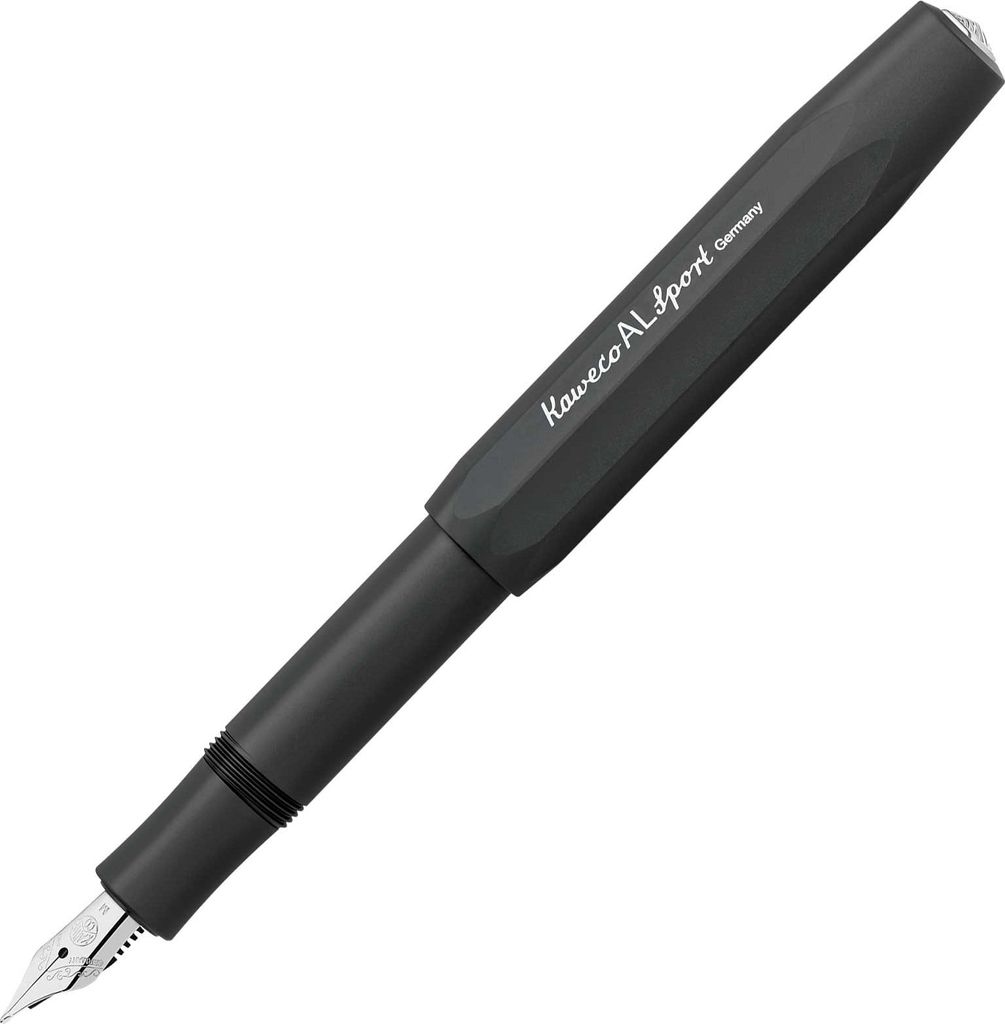 KAWECO Füllhalter AL SPORT schwarz Feder M - Taschenfüller