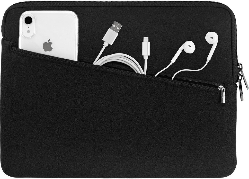 ARTWIZZ Neoprene Sleeve PRO Tasche für MacBook Air 13 Zoll (2018-2024) und MacBook Pro 13 Zoll (2016-2022) M1 M2 - Schutzhülle mit Zubehör-Fach ...