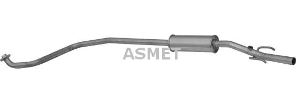 Silencieux Central Haute Performance ASMET 20027 OE 1741023061 Pro