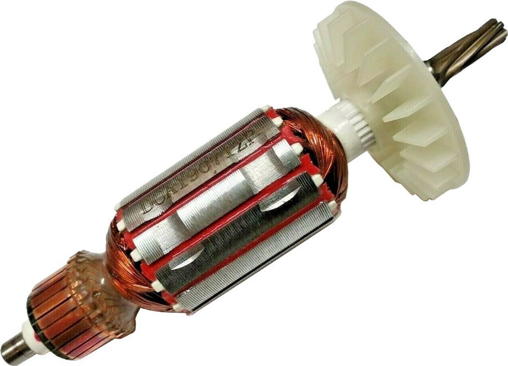 Ersatz Anker mit Lüfter für Bohrhammer, Stemmhammer, Schlagbohrhammer, Meißelhammer wie Bosch GBH 2-24, SPIT 322, Würth H 24-MLE uvm. / Ersatz ...
