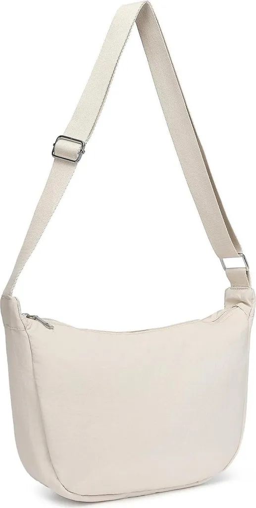 Sac de voyage nylon noir bandoulière femme idéal pour sorties ville