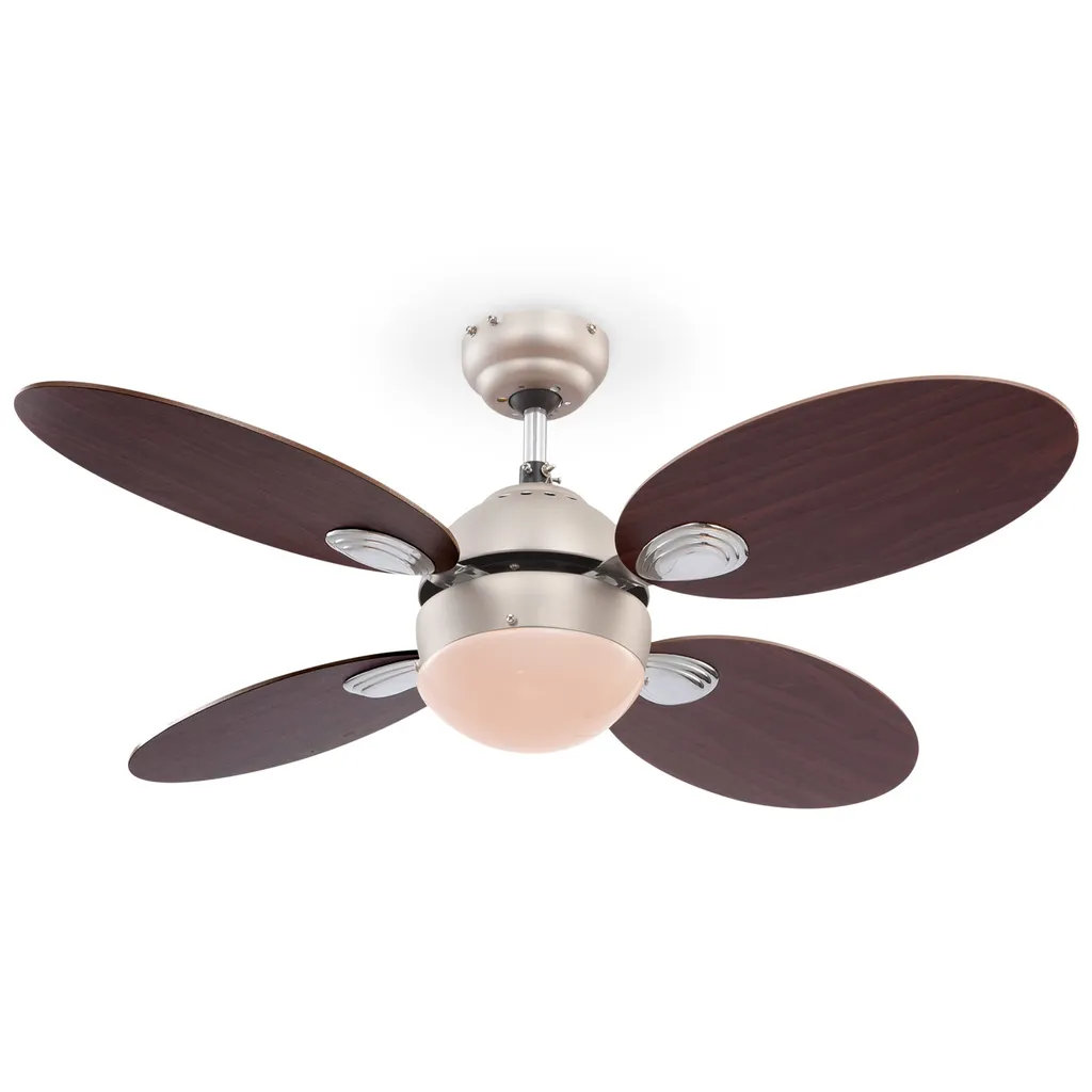 Ventilateur Wade 107 cm : éclairage intégré et double tirette de réglage