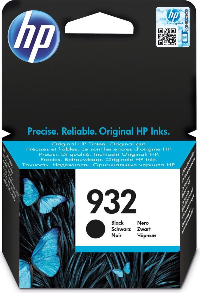 Černá tisková kazeta HP č. 932 (CN057AE) Obrázek produktu 