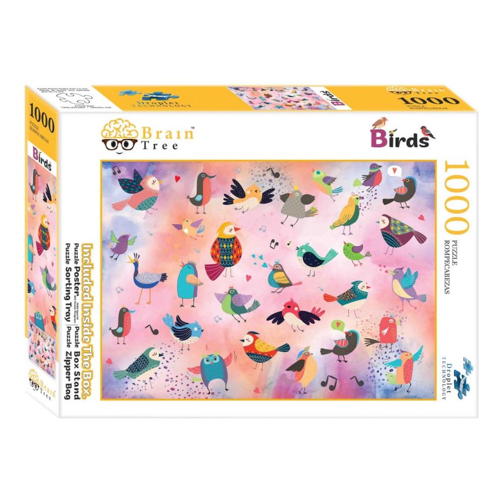 Brain Tree Puzzle Fairy Birds 1000 Teile