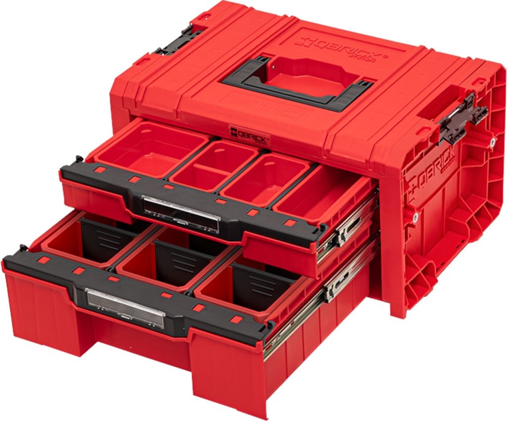 QBrick QBRICK SYSTEM PRO Drawer 2 Toolbox 2.0 Expert RED Obrázok produktu 
