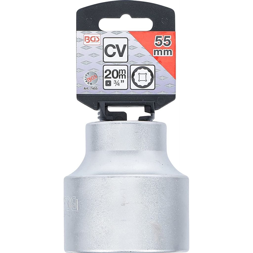 BGS Douille à douze pans entraînement carré intérieur 20 mm Image du produit 