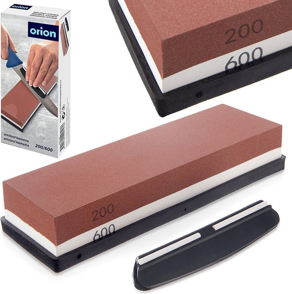 Orion Steinschärfer Schleifstein Schärfstein Messerschärfer Messerschleifer 18,5x6x3 cm
