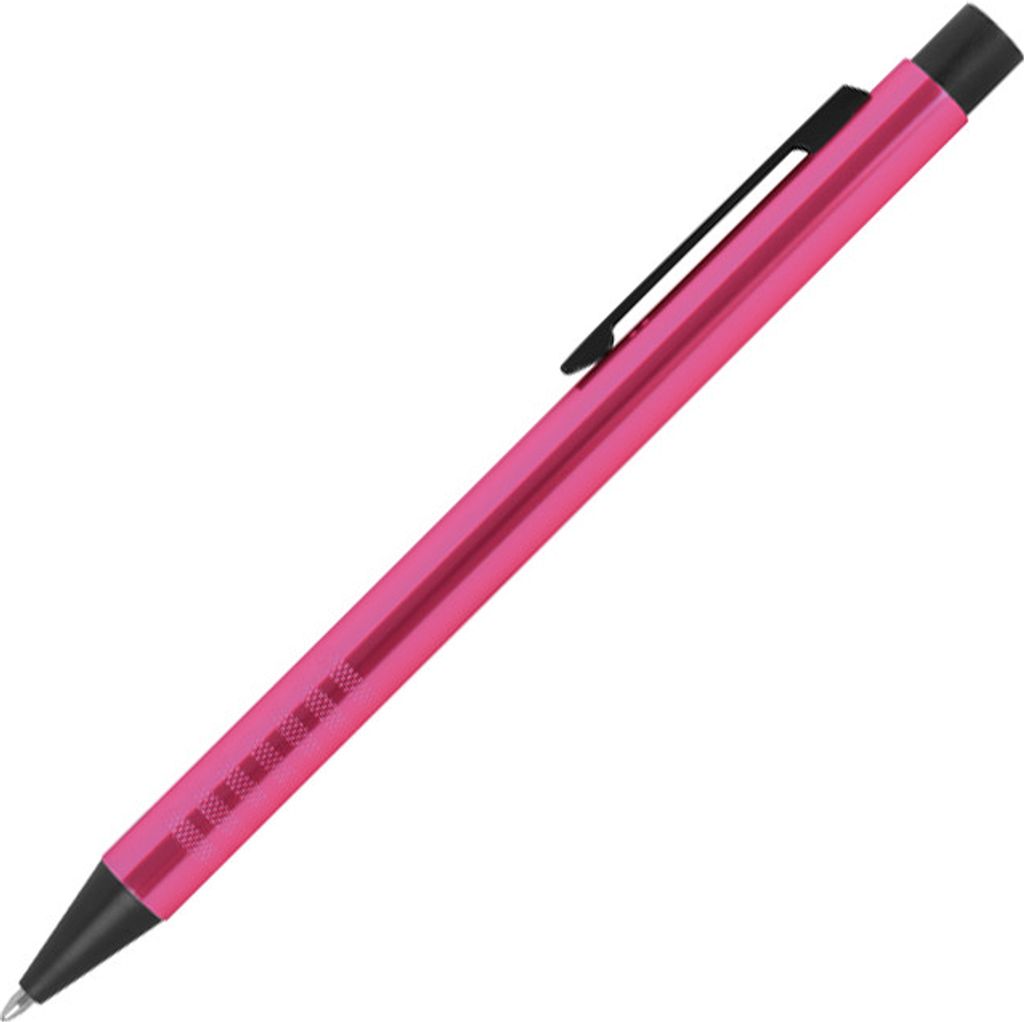 Kugelschreiber aus Metall / Farbe: pink Produktbild 