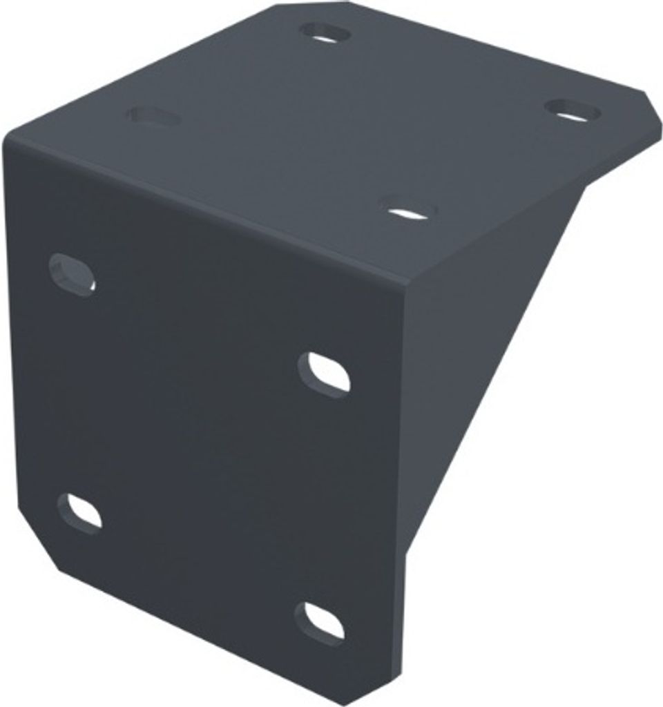 HOME DELUXE - Deckenhalterung ERA für Markisen - 4 Stück, Farbe: Anthrazit, inkl. Dübel I Terrassenüberdachung Sonnenschutz Windschutz