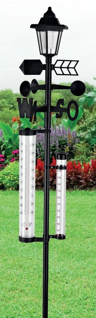 Solární meteorologická stanice 5v1 s teplotou, deštěm, Obrázek produktu 