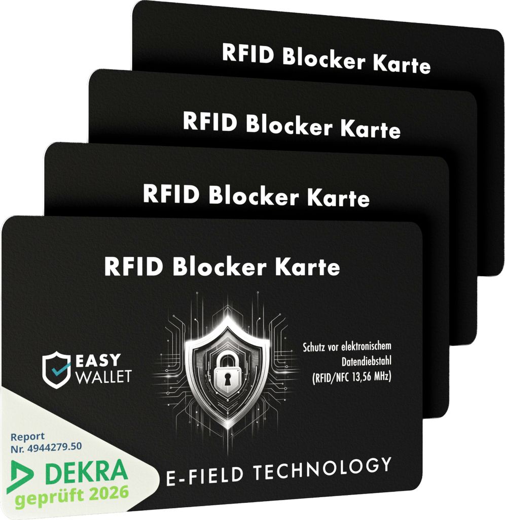 EasyWallet NFC/RFID Blocker Karte – Produktbild 