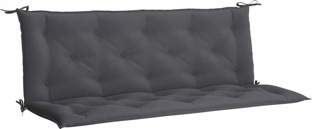 vidaXL Cuscino per panca da giardino antracite Immagine del prodotto 