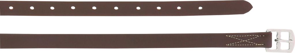 NORTON CLUB Rexine Evol Steigbügelriemen, Farbe:braun, Größe:125 cm lang 25 mm breit