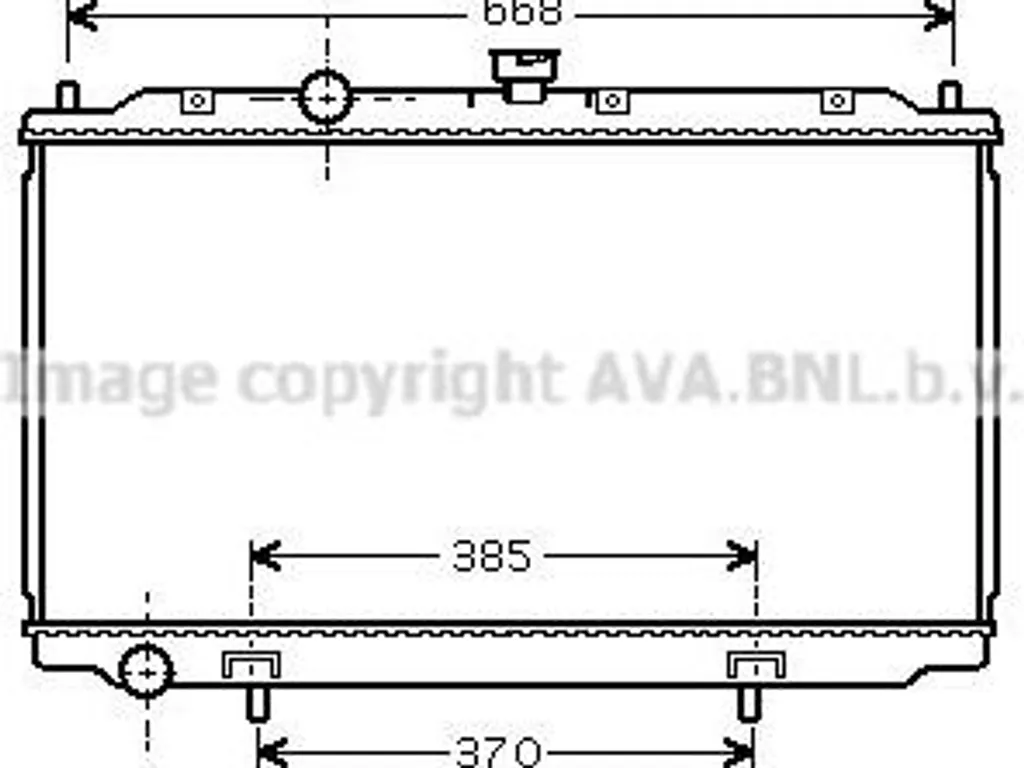 Radiateur Moteur pour Réparation Nissan Almera - Standard OE 21410BN700