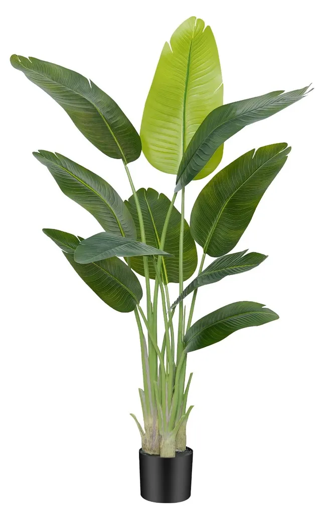 Plante Artificielle en Pot Oiseau de Paradis 150cm Déco d'Intérieur