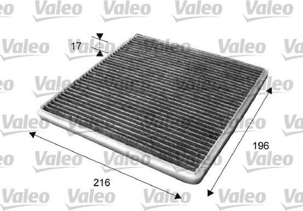 VALEO 715650 Innenraumfilter Pollenfilter für TOYOTA Yaris Schrägheck (P9) Aktivkohle