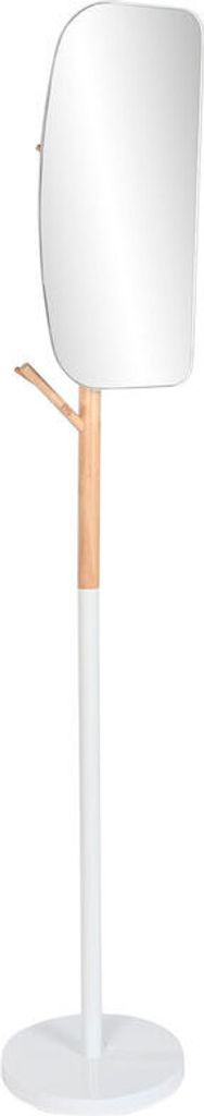 Perchero de Pie Home ESPRIT Blanco Natural Madera Metall Scandi 33 x 33 x 185 cm