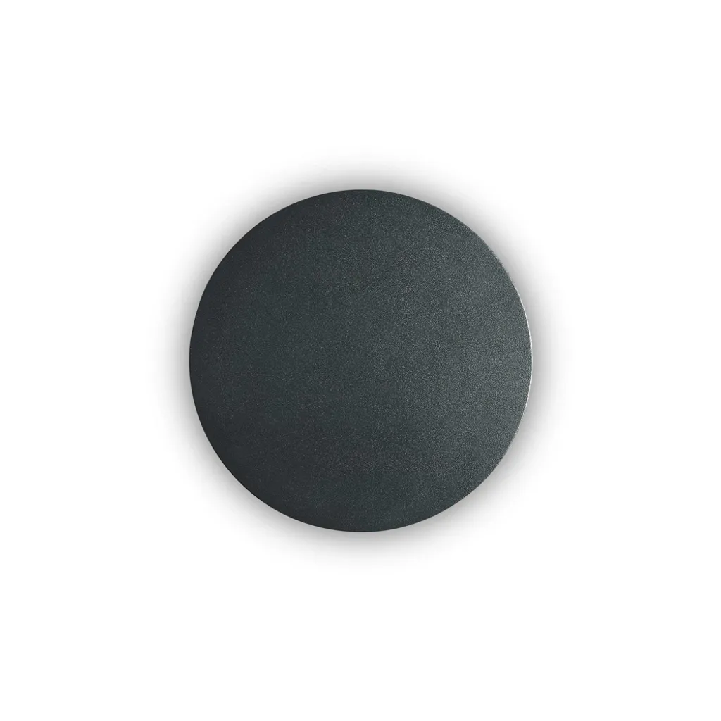 Applique LED ronde noire COVER SMALL pour éclairage mural intérieur chic