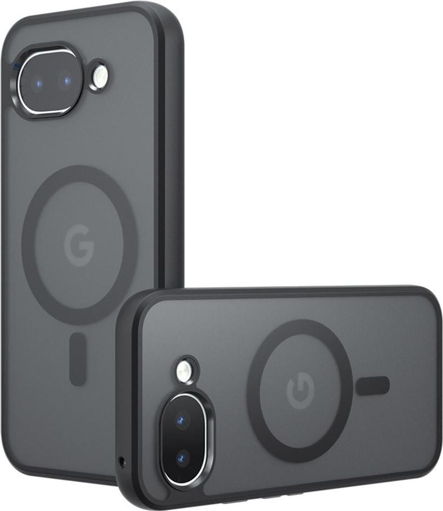 Google Pixel 10a Hülle - Coverup Mattes Transparentes Back Cover - MagSafe Compatible - Schwarz