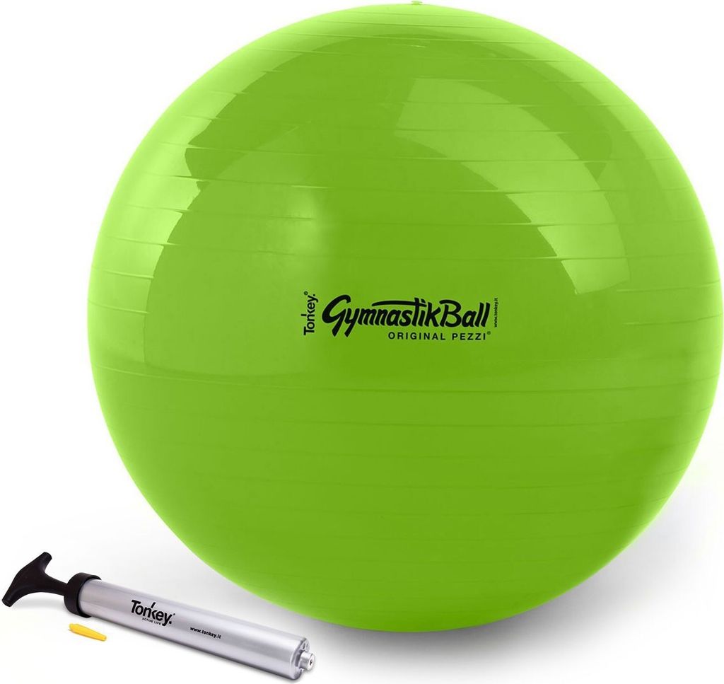 Original Pezzi Gymnastikball STANDARD m. Pezzi Pumpe - apfelgrün