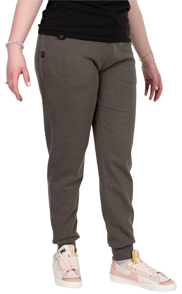 Fox dames joggingbroek (grijs/groen gemêleerd), maat L Productafbeelding 