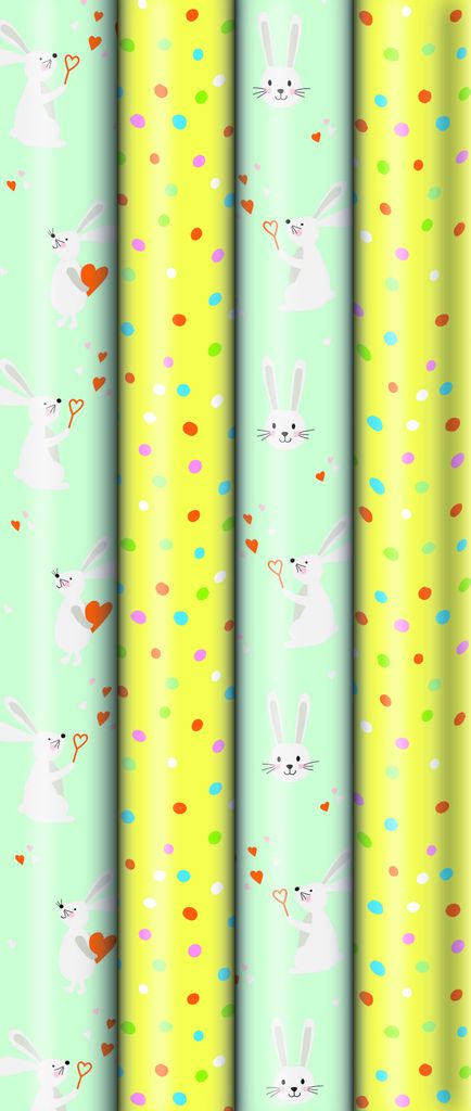 A Sortiment Geschenkpapier Primavera Ostern - 20 Röllchen € 3,95 - Bundle