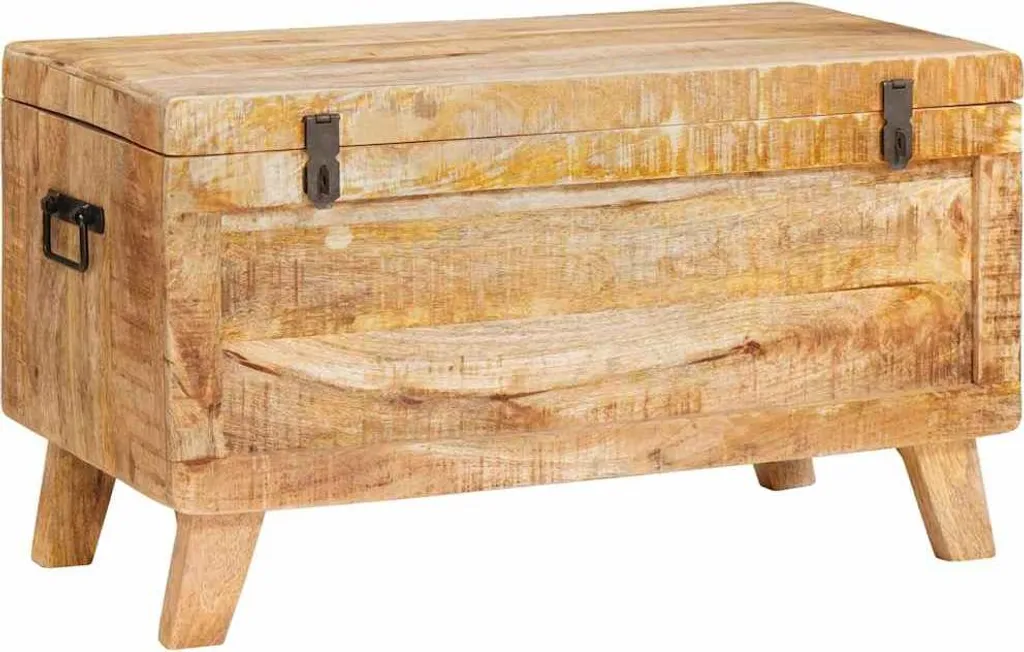 Coffre de rangement Best Möbel en bois de mangue massif 70cm Neu2558200