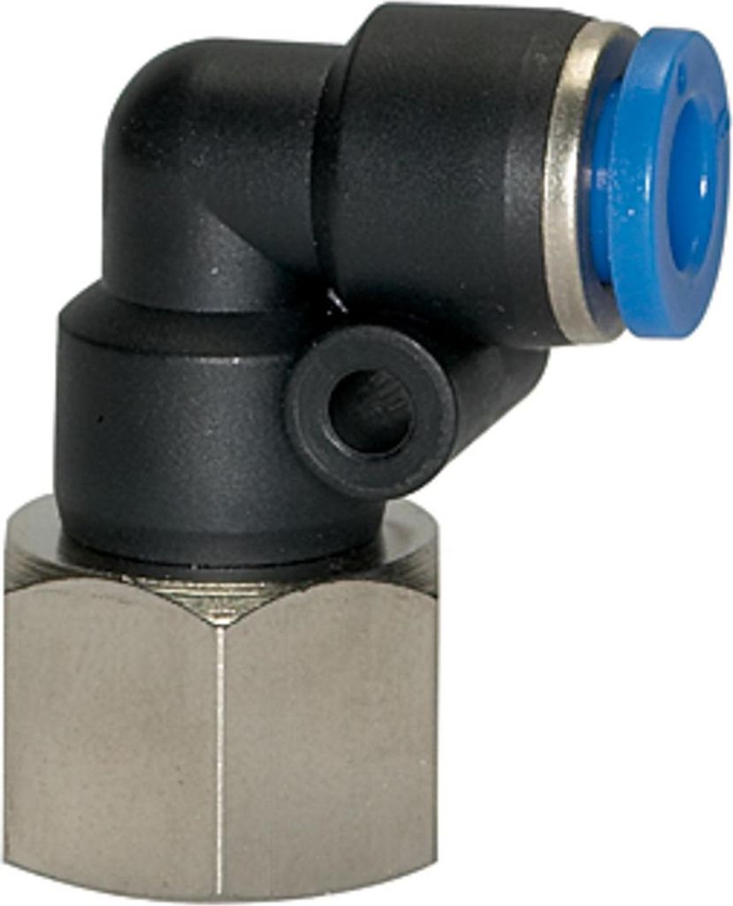 Riegler L-Steckverschraubung »Blaue Serie«, drehbar, G 1/2 innen, Ø 12 mm