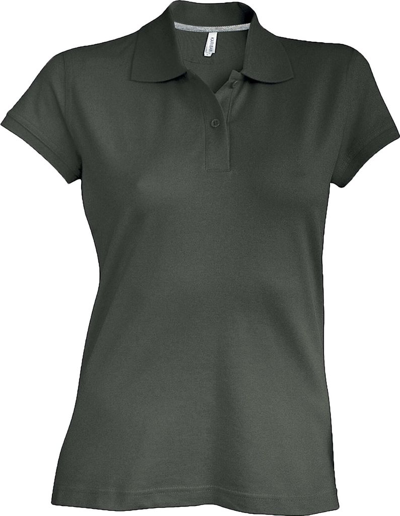 Kariban Baumwolle Classics-20.K242 Damen Piqué Polo Gr. S dark khaki