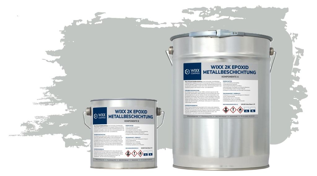 Wixx 2K Epoxid Metallbeschichtung - RAL 7035 | Hellgrau - Produktbild 