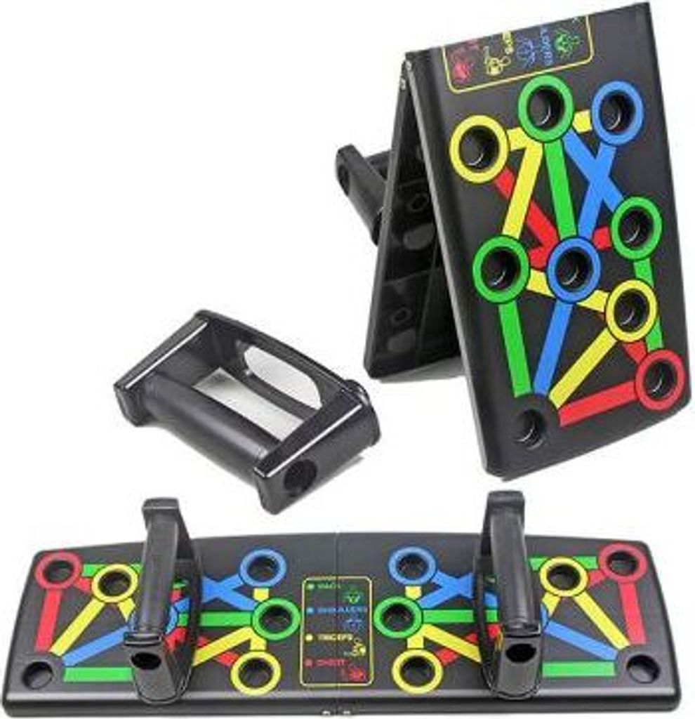 Push Up Board 9in1 Multiboard Liegestützgriffe Multitrainer Produktbild 3