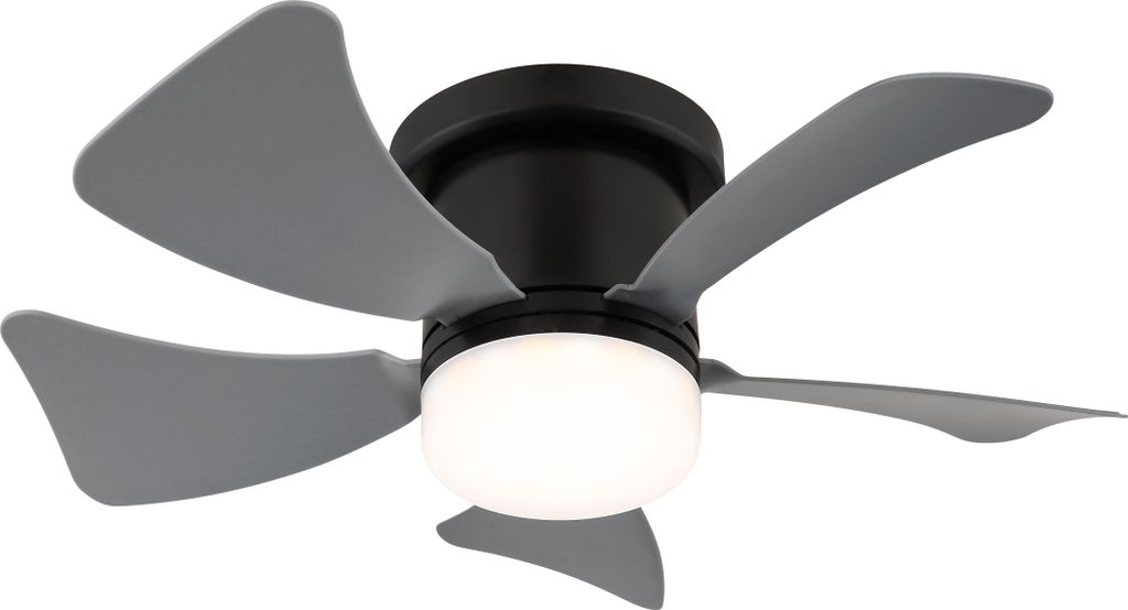 Globo Lighting|Deckenventilator Metall schwarz matt, LED