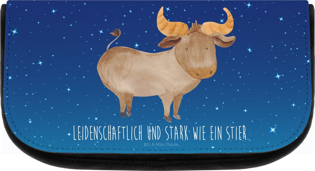 Mr. & Mrs. Panda Kosmetiktasche Sternzeichen Stier - Produktbild 