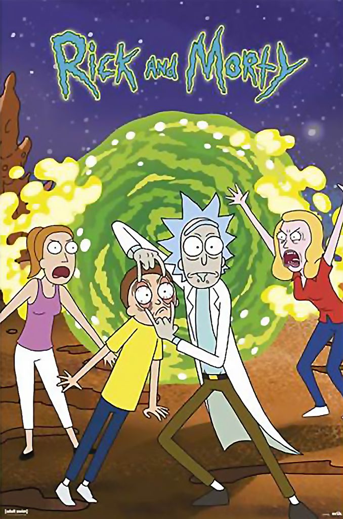 Poster Rick and Morty Portal II 61x91.5cm