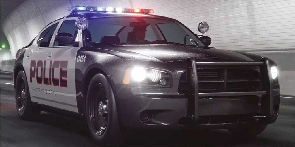 Polizei Police - Streifenwagen - Handtuch, 70x140 Produktbild 