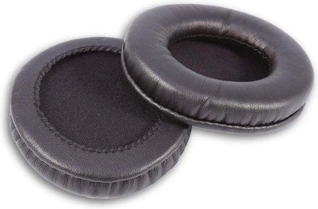 Coussinets de rechange 90mm en cuir et mousse pour grands écouteurs