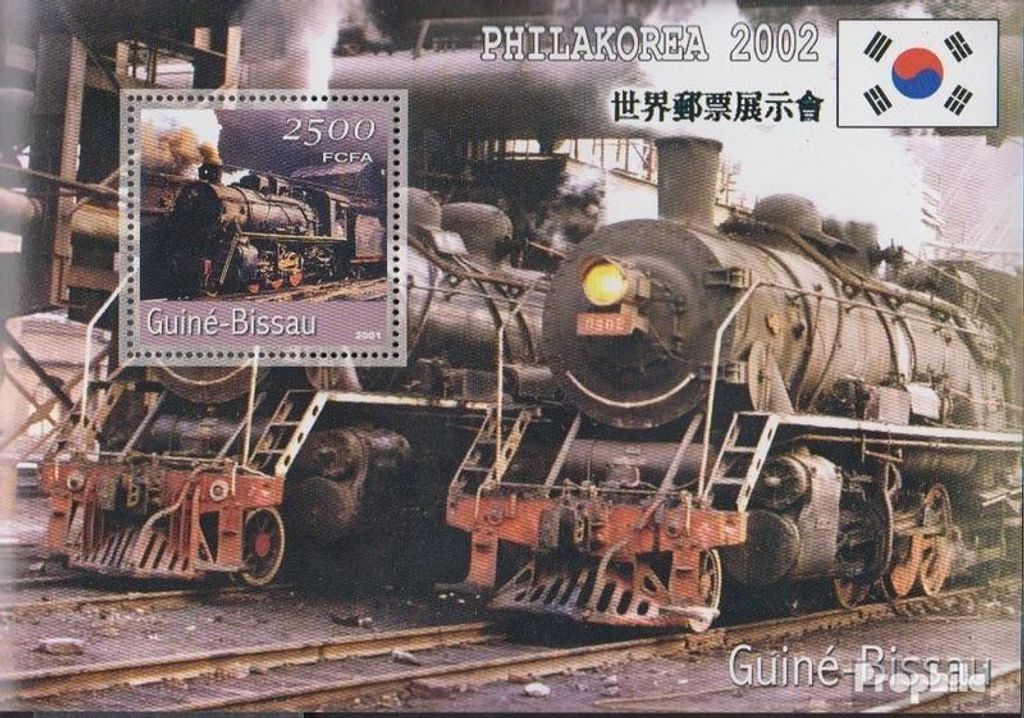 Briefmarken Guinea-Bissau 2001 Mi Block361 postfrisch Transport- und Verkehrsmittel