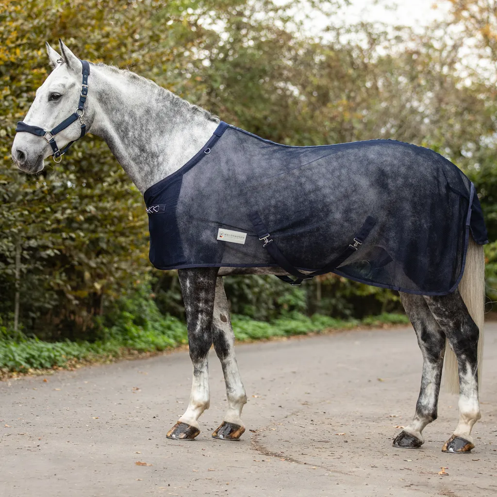 Waldhausen COMFORT Tappeto a Mosca 135 cm Blu Notte | Protezione Cavallo