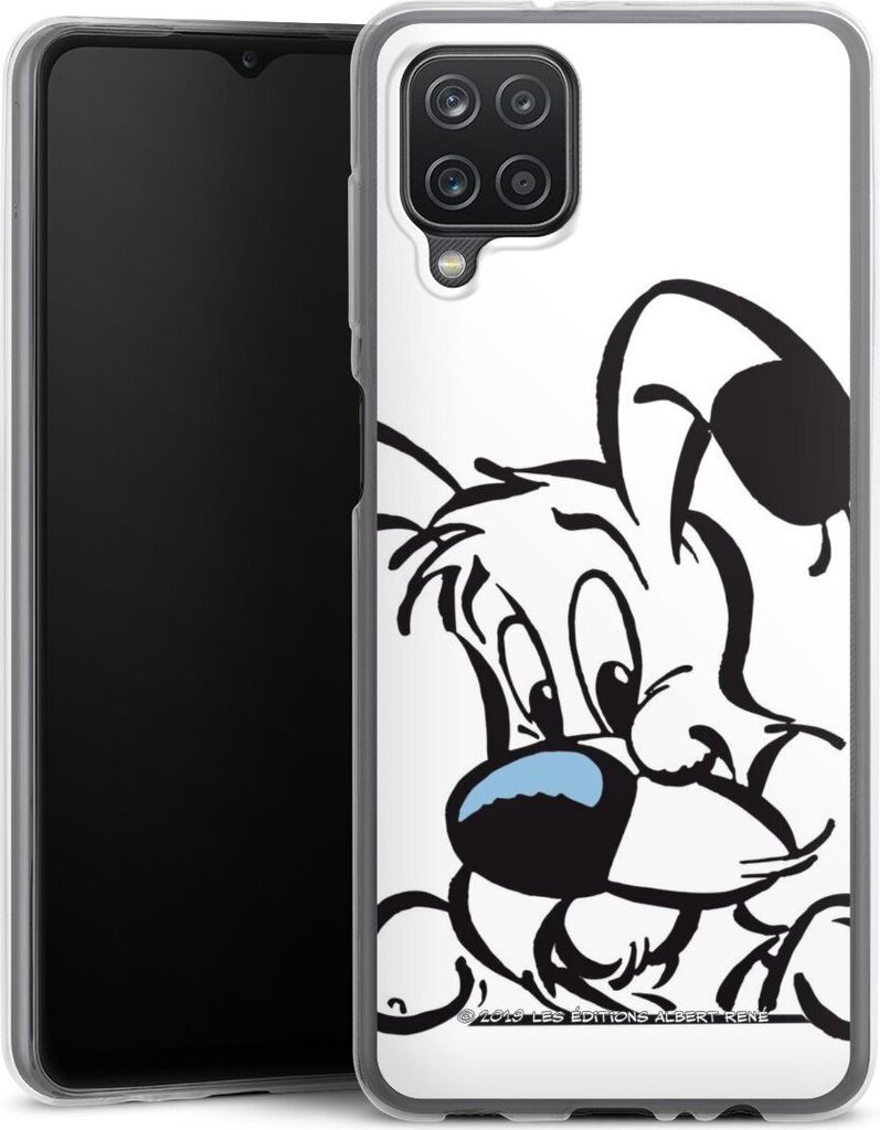 DeinDesign Slim Hülle für Samsung Galaxy A12 Silikon Case Ultra Dünn Handyhülle Comic Idefix Offizielles Lizenzprodukt
