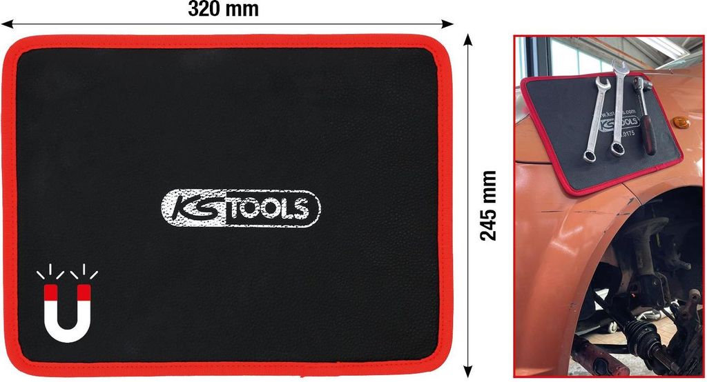 KS-Tools 800.0175 Magnetická podložka 320 x 245 mm Obrázok produktu 