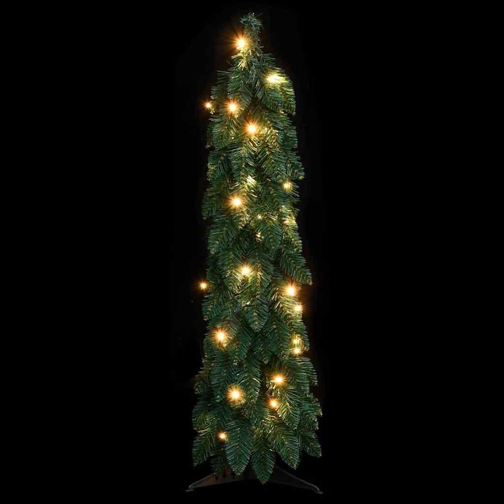 vidaXL Künstlicher Weihnachtsbaum mit Beleuchtung 45 LEDs 90 cm