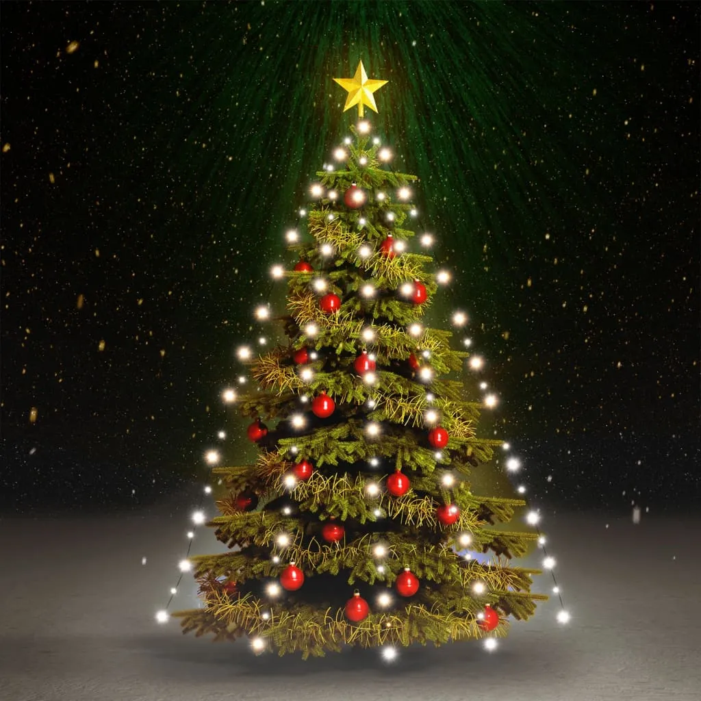 Luci Albero Natale Rete 150 LED Bianco Freddo 150cm Offerta Online
