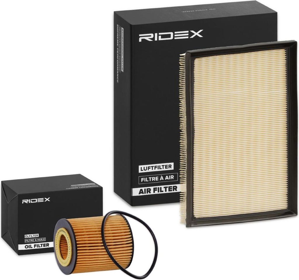RIDEX Filterset Inspektionspaket Filtersatz für OPEL Astra G CC (T98) Zafira A (T98) Astra G Caravan (T98) ASTRA G Cabriolet (F67) Astra G Coupe (...