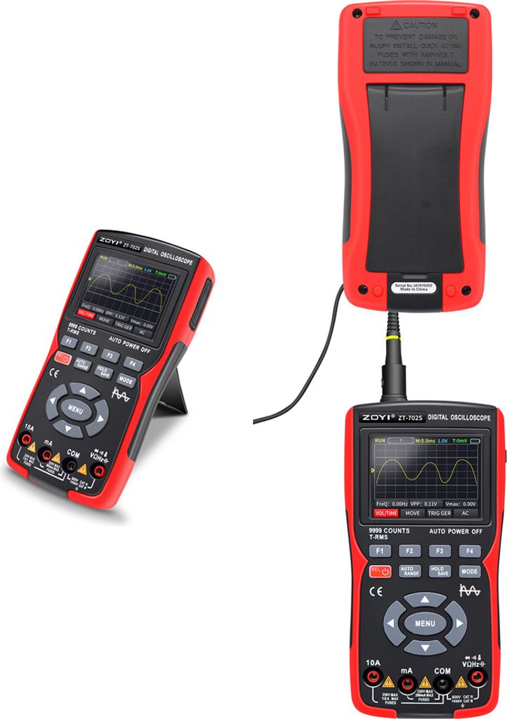 digitálny osciloskopický multimeter 2 v 1 - vzorkovacia Obrázok produktu 3