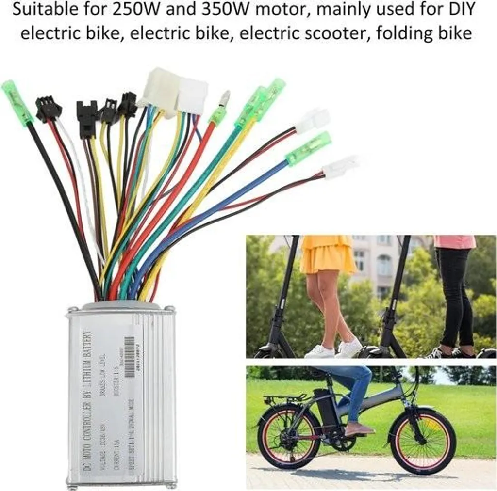 Kit contrôleur de moteur vélo électrique 250W 350W pour conversion VAE