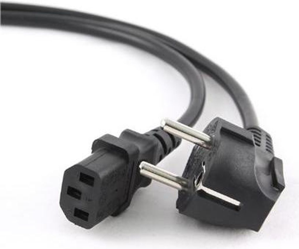 Gembird PC-186 Stroomkabel, zwart, 1,8 meter, CEE7/4 naar Productafbeelding 
