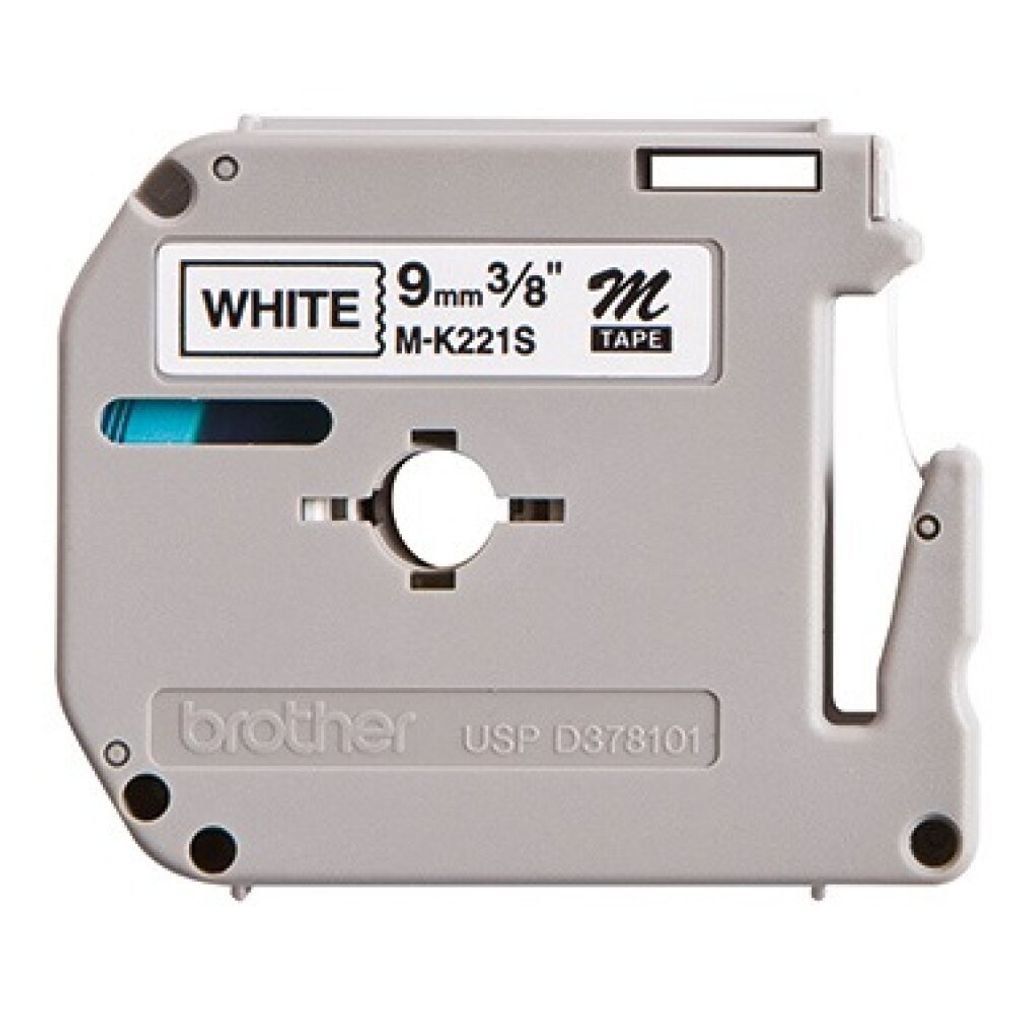 Brother P-touch M-K221SBZ bílá/černá 4m (9 mm) Obrázek produktu 