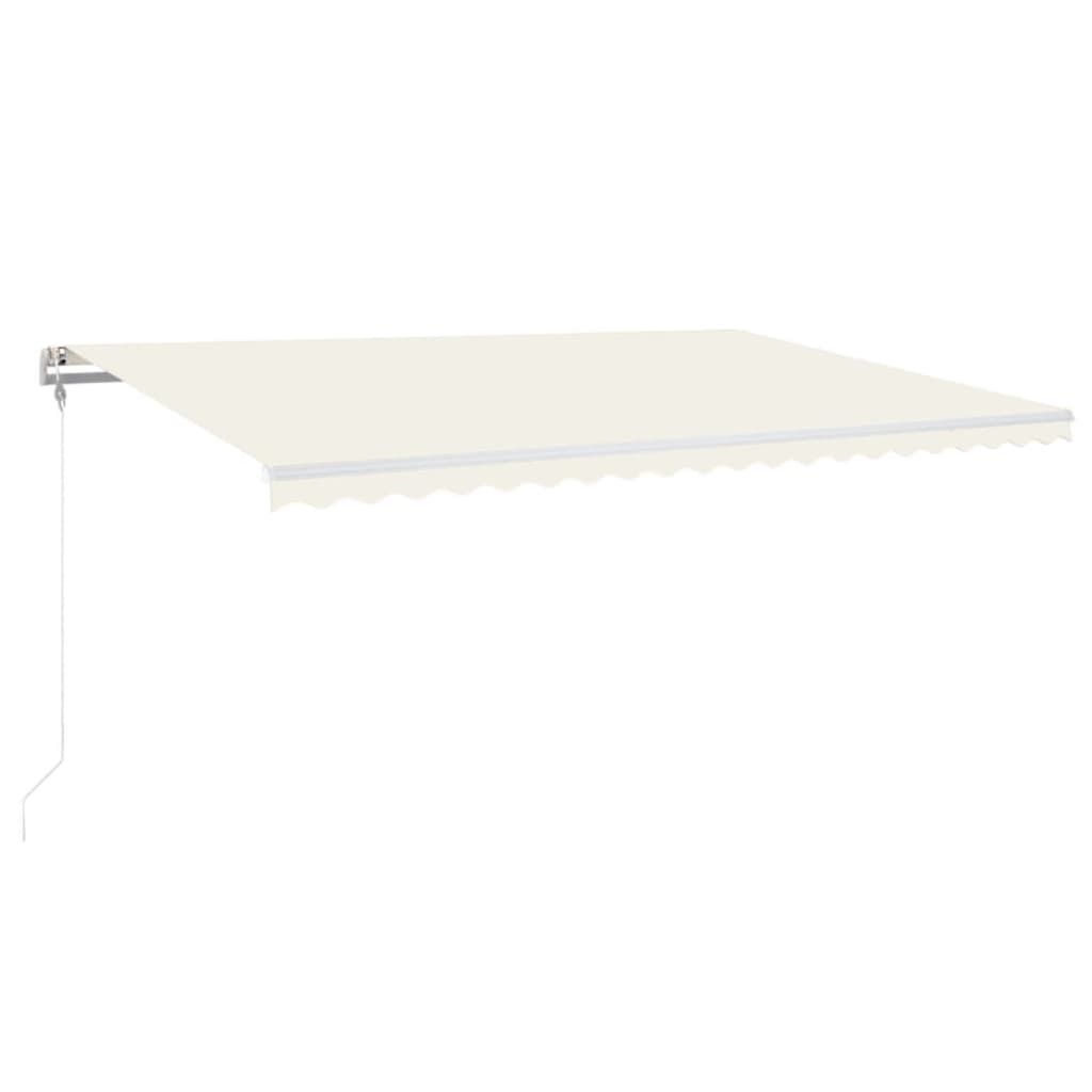 markýza vidaXL Automatic Retractable 500x300 cm Cream Obrázek produktu 